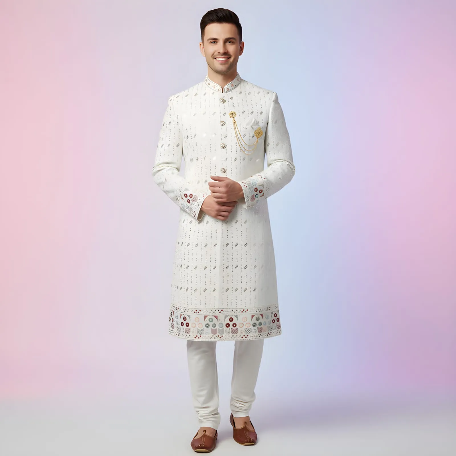 1-WHITE MOTI SHERWANI-38-WHITE